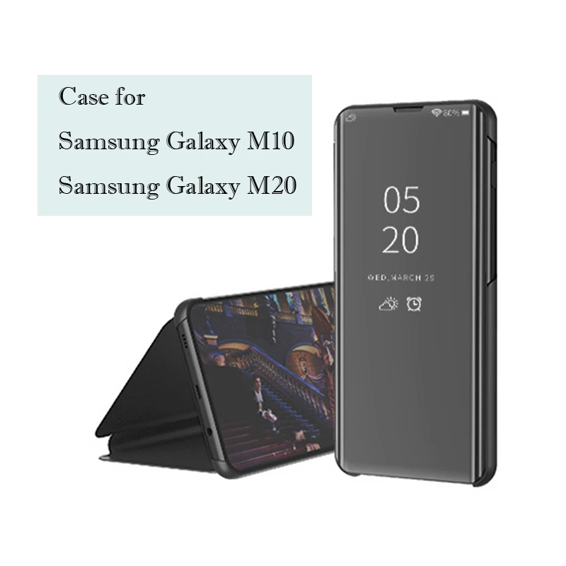 Smart Mirror Flip Leather Case for Samsung Galaxy M10 Case Support Wireless Charger for Samsung Galaxy M20 Case Stand Shockproof
Smart Mirror Flip Leather Case for Samsung Galaxy M10 Case Support Wireless Charger for Samsung Galaxy M20 Case Stand Shockproof