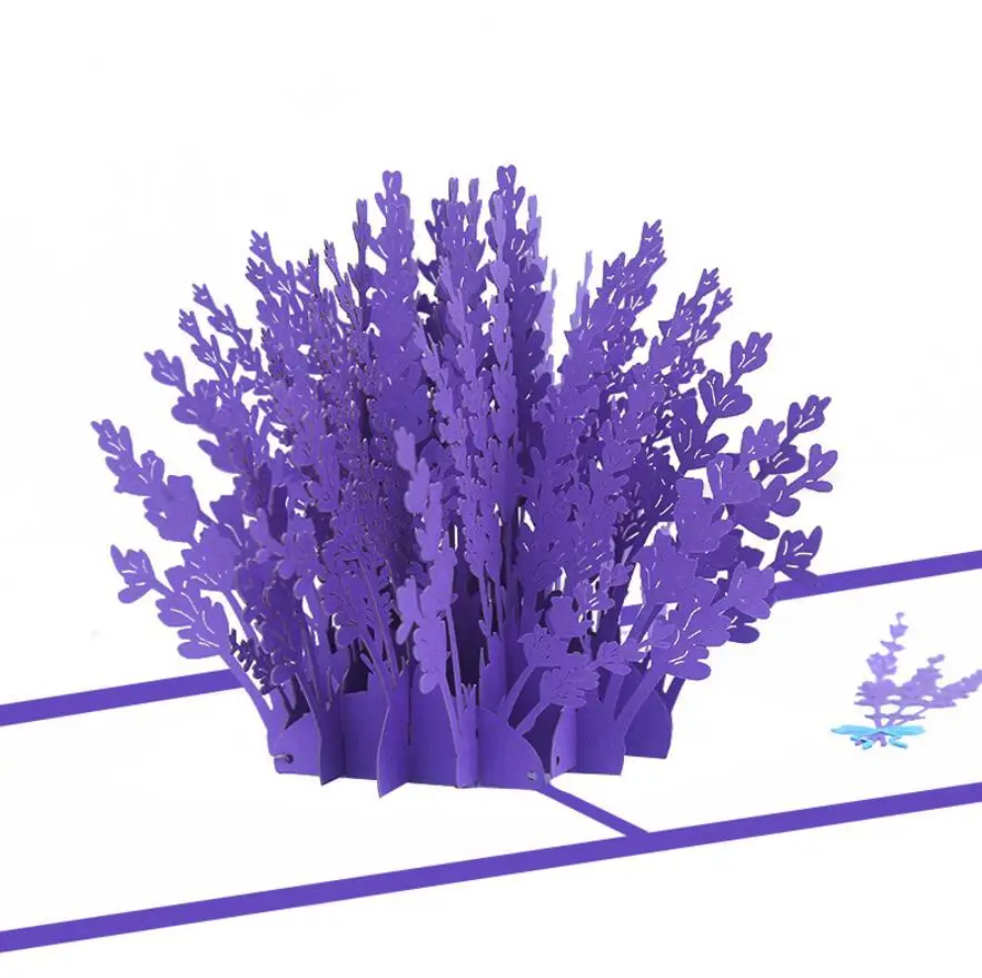 10pcs Lavender Flower Handmade Kirigami Origami 3D Pop UP Greeting Cards Invitation card For Wedding Birthday Party Gift
10pcs Lavender Flower Handmade Kirigami Origami 3D Pop UP Greeting Cards Invitation card For Wedding Birthday Party Gift