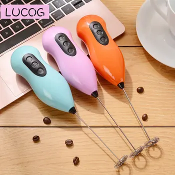 LUCOG Electric Handheld Milk Frother Battery Operated Coffee Frother and Foam Maker with Steel Whisk for Cappuccino Lattee
LUCOG Electric Handheld Milk Frother Battery Operated Coffee Frother and Foam Maker with Steel Whisk for Cappuccino Lattee