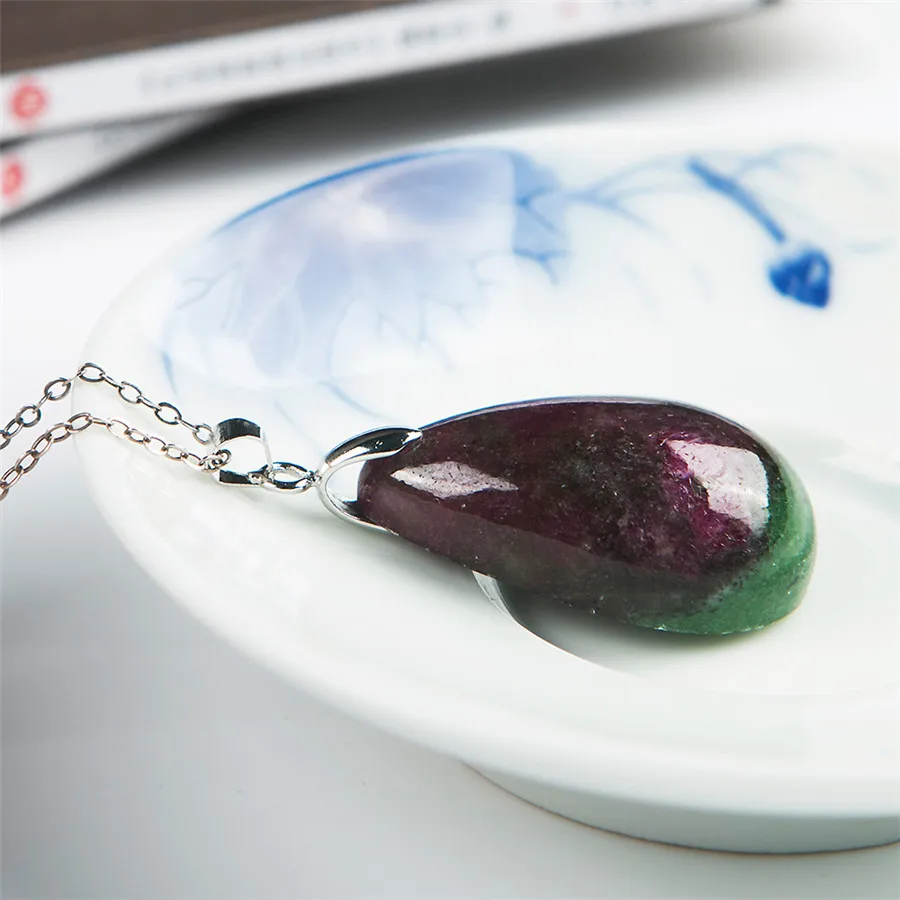 33x22x11mm Women Mens Necklace Charm Suspension Genuine Green Red Zoisite Natural Stone Pendant
33x22x11mm Women Mens Necklace Charm Suspension Genuine Green Red Zoisite Natural Stone Pendant