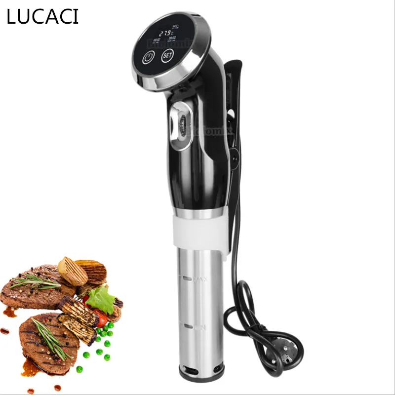 1500W Sous Vide Precision Cooker Immersion Circulator,Vacuum Food Cooker,LCD Digital Display cooking machine, Stainless Steel
1500W Sous Vide Precision Cooker Immersion Circulator,Vacuum Food Cooker,LCD Digital Display cooking machine, Stainless Steel