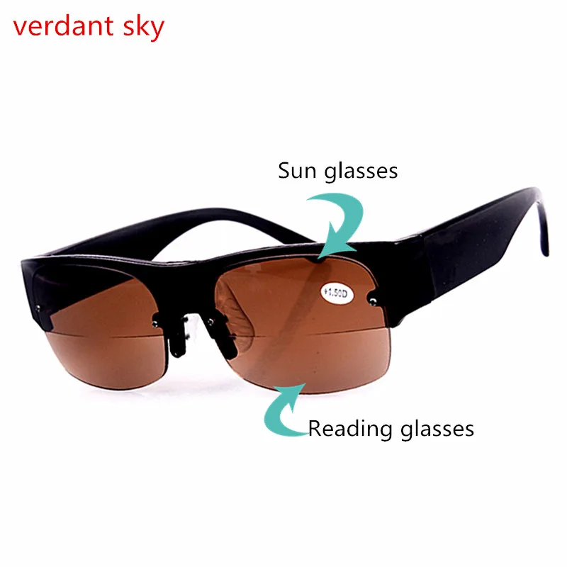 Bifocal Reading Glasses Unisex Diopter Glasses Male Reading Sunglasses Presbyopic Eyeglasses +1.0+1.5+2.0+2.5+3.0+3.5+4.0
Bifocal Reading Glasses Unisex Diopter Glasses Male Reading Sunglasses Presbyopic Eyeglasses +1.0+1.5+2.0+2.5+3.0+3.5+4.0