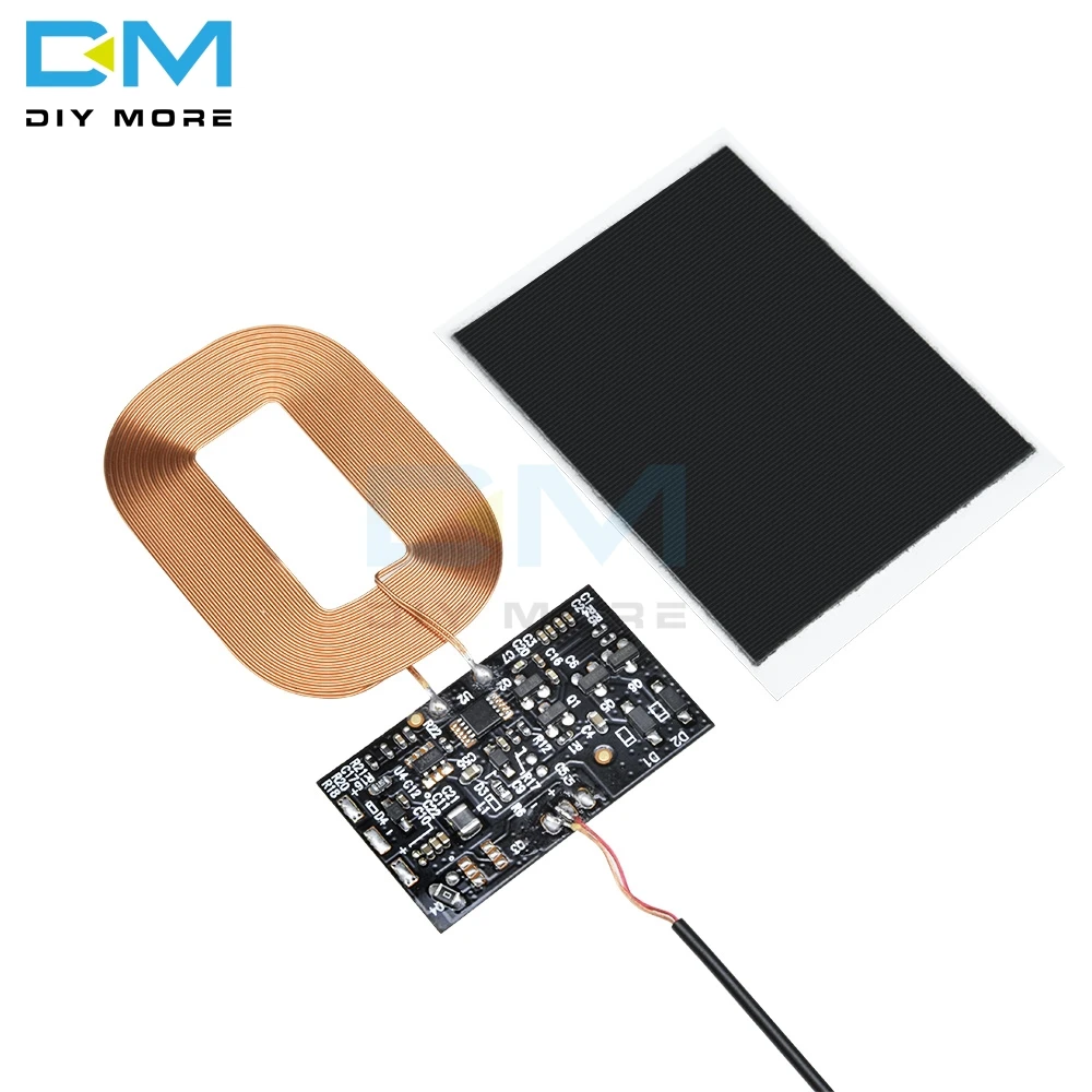 Qi Standard Wireless Charging Coil Receiver Module Circuit Board DIY Coil For Phone For Battery 5V 1A 5W Fast Quick Charger DIY
Qi Standard Wireless Charging Coil Receiver Module Circuit Board DIY Coil For Phone For Battery 5V 1A 5W Fast Quick Charger DIY