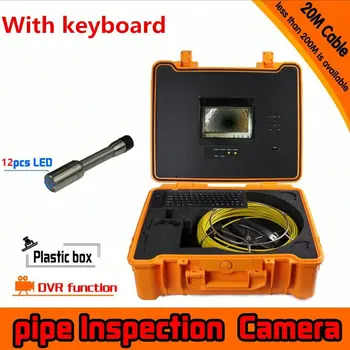 20M Cable Pipeline Sewer Inspection Camera With Keyboard DVR Function Endoscope CMOS Lens Waterproof night version CCTV system
20M Cable Pipeline Sewer Inspection Camera With Keyboard DVR Function Endoscope CMOS Lens Waterproof night version CCTV system