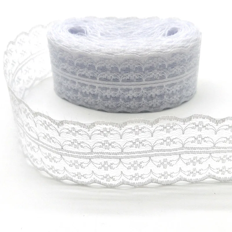 10 Yards High Quality Beautiful White Lace Ribbon Tape 45MM Lace Trim DIY Embroidered For Sewing Decoration African Lace Fabric
10 Yards High Quality Beautiful White Lace Ribbon Tape 45MM Lace Trim DIY Embroidered For Sewing Decoration African Lace Fabric