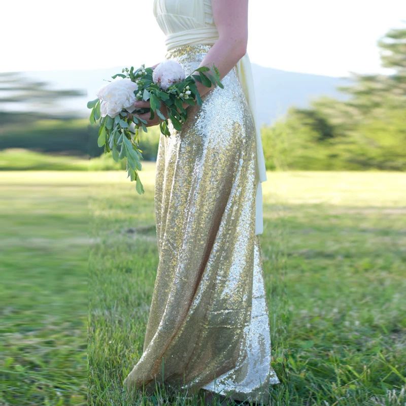 Starlight Champagne Maxi Skirt Gold Sequin Bridesmaid Long Skirt Gold Sequin Floor Length Holiday Skirt for Wedding Custom Made
Starlight Champagne Maxi Skirt Gold Sequin Bridesmaid Long Skirt Gold Sequin Floor Length Holiday Skirt for Wedding Custom Made