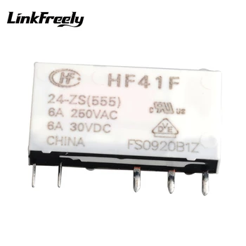 HF41F 24-ZS 10pcs Micro PCB Mount Power Relay 24VDC 6A 5 Pin PCB Type HF41F-24-ZS Voltage Contact Relay Module Plastic Sealed
HF41F 24-ZS 10pcs Micro PCB Mount Power Relay 24VDC 6A 5 Pin PCB Type HF41F-24-ZS Voltage Contact Relay Module Plastic Sealed