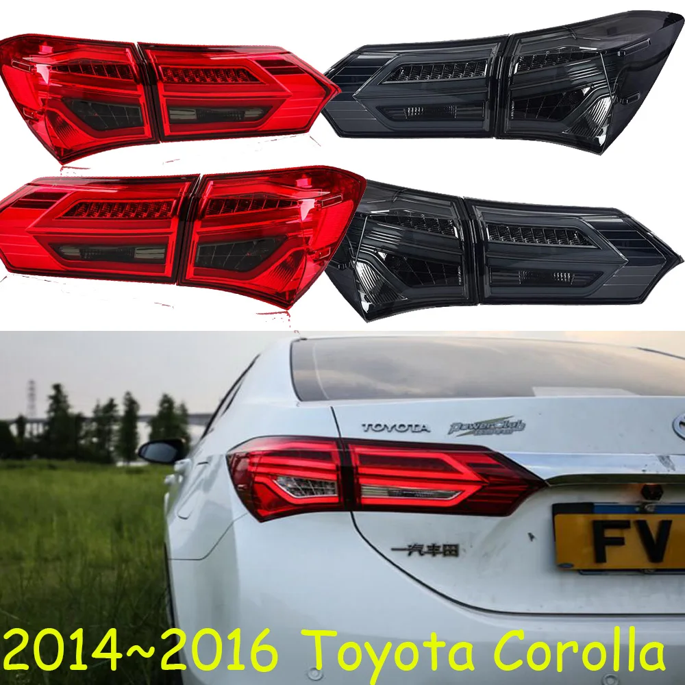 one set Car bumper lamp Tail Lights For Corolla Taillight 2014 2015 2016year Led Tail Lights Fog lamp Corolla Rear Lamp
one set Car bumper lamp Tail Lights For Corolla Taillight 2014 2015 2016year Led Tail Lights Fog lamp Corolla Rear Lamp
