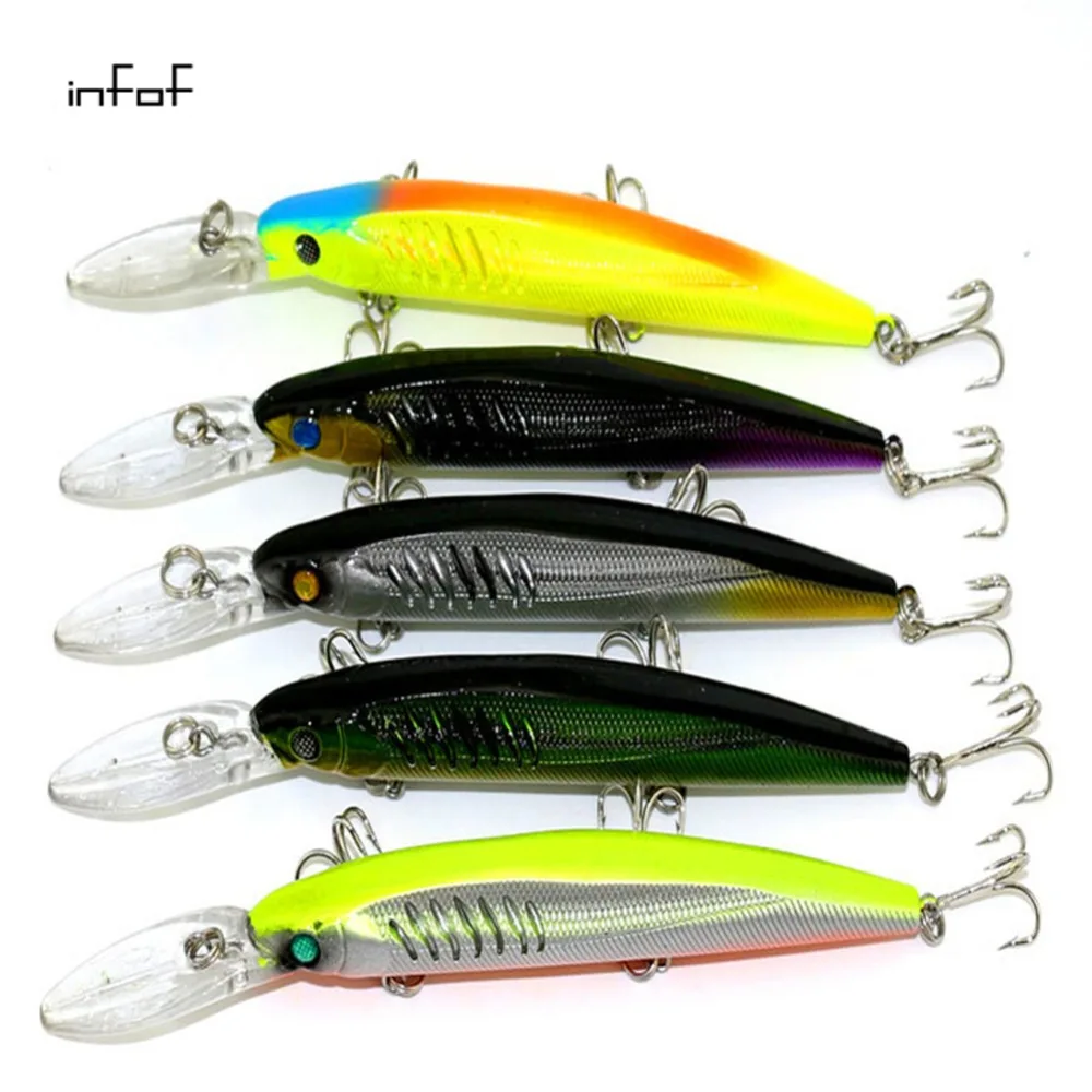 1pcs/lot Minnow Crankbait Hard Bait 5.71in/0.447oz Tight Wobble Slow Sinking Jerkbait High Quality ABS Fishing Lure
1pcs/lot Minnow Crankbait Hard Bait 5.71in/0.447oz Tight Wobble Slow Sinking Jerkbait High Quality ABS Fishing Lure