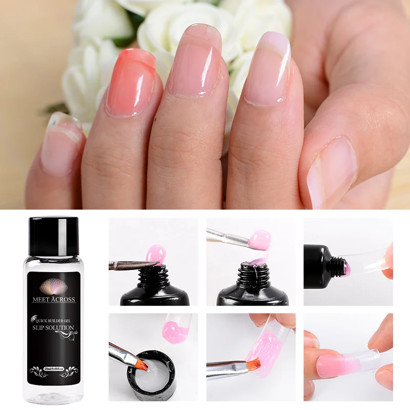 MEET ACROSS 20ml Poly Polish Gel Liquid Slip Solution Nail Varnish for Acrylic Builder Extension Gel Manicure Glides Poly UV Gel
MEET ACROSS 20ml Poly Polish Gel Liquid Slip Solution Nail Varnish for Acrylic Builder Extension Gel Manicure Glides Poly UV Gel