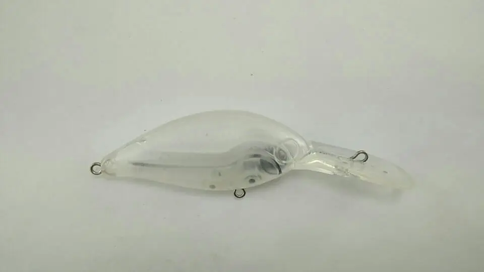 BassLegend -Fishing Floating Unpainted Blank Crankbait Lure 65mm/13.5g