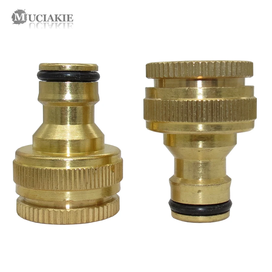 MUCIAKIE 1PC Brass Faucet Tap Connector 1/2'' 3/4'' Thread Quick Adapter Washin Machine Gun Fast Connect Fitting Hose
MUCIAKIE 1PC Brass Faucet Tap Connector 1/2'' 3/4'' Thread Quick Adapter Washin Machine Gun Fast Connect Fitting Hose