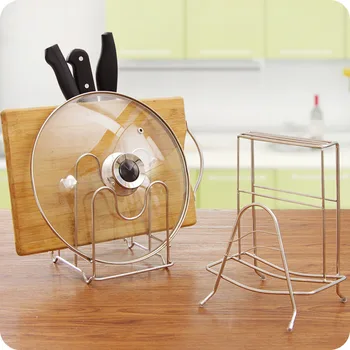 Stainless Steel Pot Pan Lid Holder Cover Lid Rack Stand Cutting Board Organizer Kitchen Knife Storage Kitchen Accessories
Stainless Steel Pot Pan Lid Holder Cover Lid Rack Stand Cutting Board Organizer Kitchen Knife Storage Kitchen Accessories