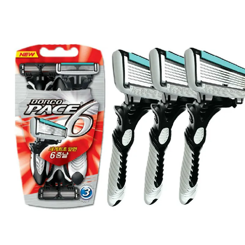 Hot Sale Original DORCO Safety Razor Shaving Machine for Men 3pcs/pack Standard Quality 6-Layer Razor Blades
Hot Sale Original DORCO Safety Razor Shaving Machine for Men 3pcs/pack Standard Quality 6-Layer Razor Blades