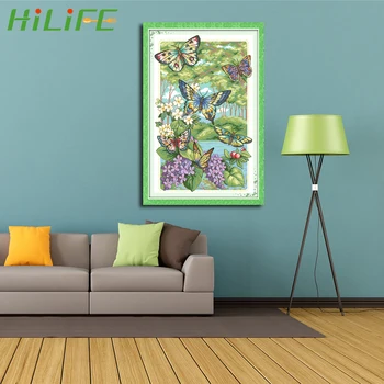 HILIFE DIY Butterflies Fly in the Forest Cross Stitch Sets 14CT Embroidery NeedleworkCanvas Painting Cross Stitch
HILIFE DIY Butterflies Fly in the Forest Cross Stitch Sets 14CT Embroidery NeedleworkCanvas Painting Cross Stitch