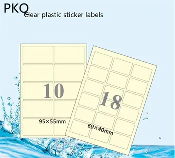50pcs/lot A4 WaterProof PET Label Transparent Self Adhesive Sticker Label A4 clear plastic sticker Labels for Laser Printers
50pcs/lot A4 WaterProof PET Label Transparent Self Adhesive Sticker Label A4 clear plastic sticker Labels for Laser Printers