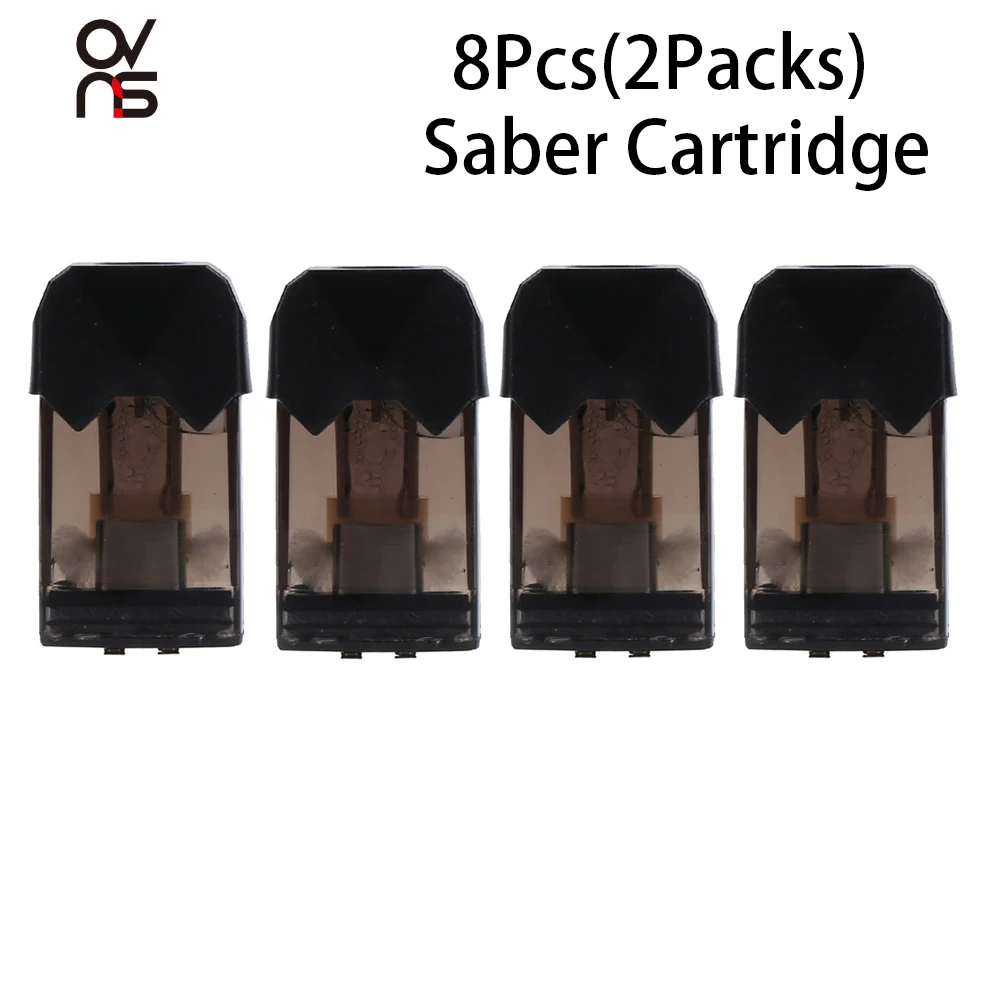 8pcs Original Ovns Saber Starter Pod Cartridges 1.8ml Electronic Cigarette Atomizer With 1.8ohm Coil Head Vape
8pcs Original Ovns Saber Starter Pod Cartridges 1.8ml Electronic Cigarette Atomizer With 1.8ohm Coil Head Vape