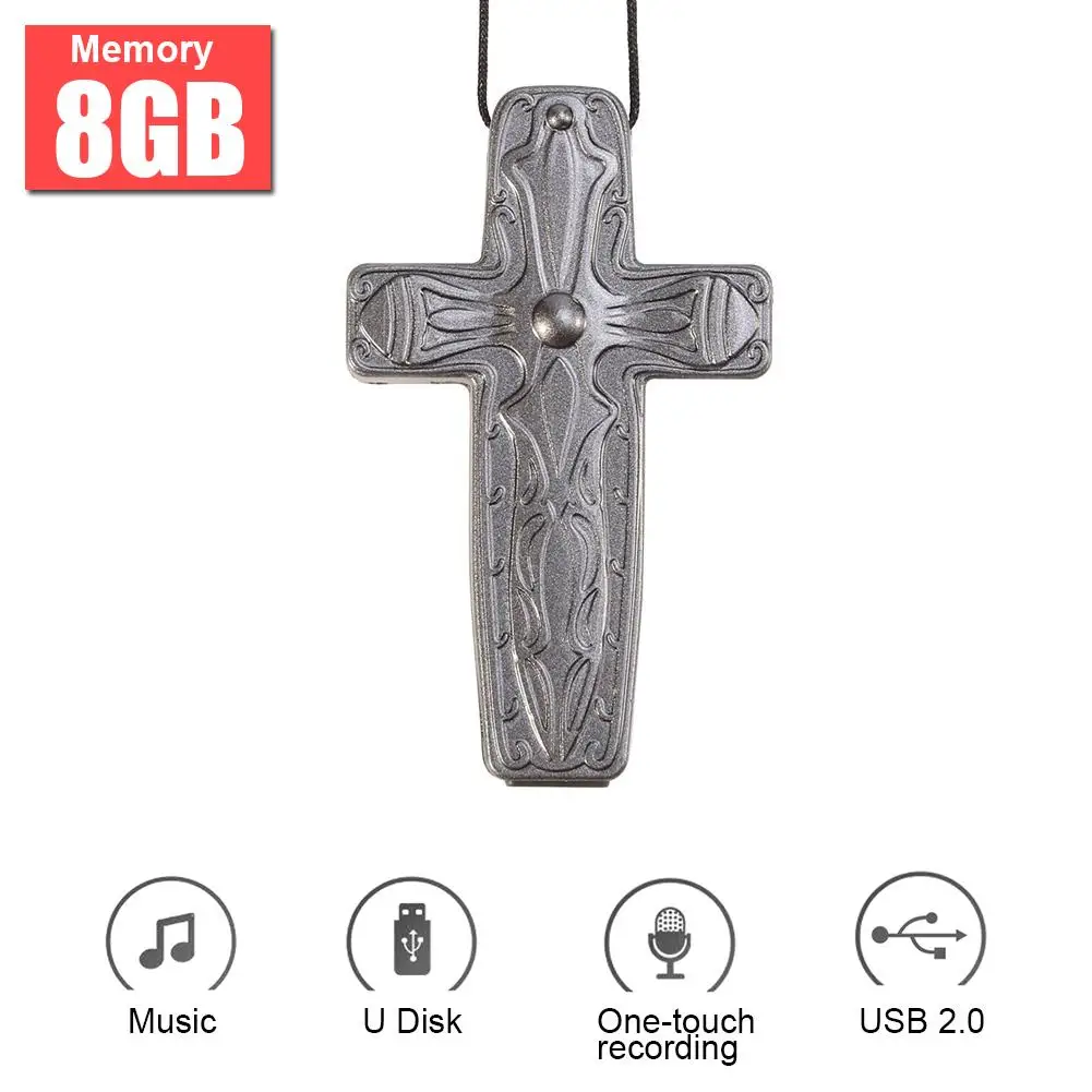 2018 New Fashion 8GB Cross Shaped Mini MP3 Player Necklace Digital Voice Recorder Drosphip 7.2
2018 New Fashion 8GB Cross Shaped Mini MP3 Player Necklace Digital Voice Recorder Drosphip 7.2