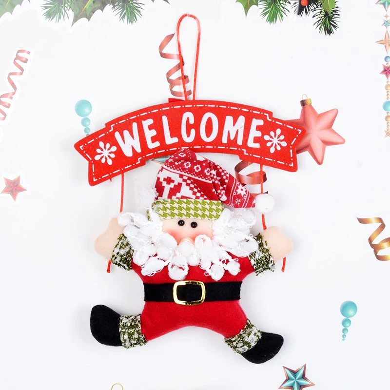 Amawill 1 piece Santa Claus/Snowman Pendants Welcome Door Hanging Garland Christmas Tree Ornaments New Year Decorations Noel 8D
Amawill 1 piece Santa Claus/Snowman Pendants Welcome Door Hanging Garland Christmas Tree Ornaments New Year Decorations Noel 8D