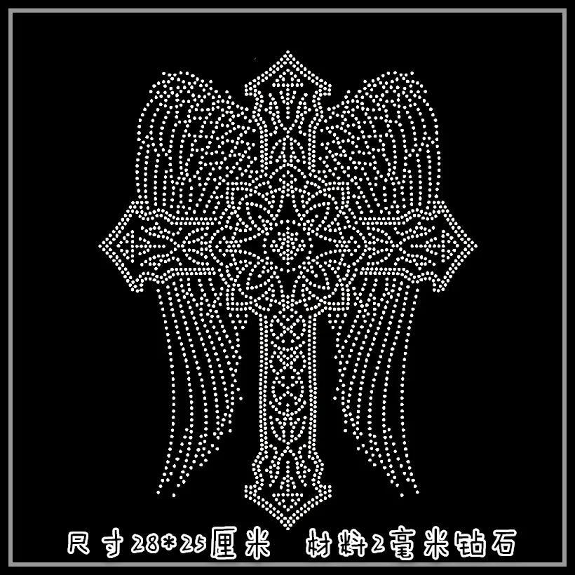 2pc/lot Cross angel wing iron on transfer iron on rhinestone transfer designs hot fix rhinestone motif patches for shirt
2pc/lot Cross angel wing iron on transfer iron on rhinestone transfer designs hot fix rhinestone motif patches for shirt