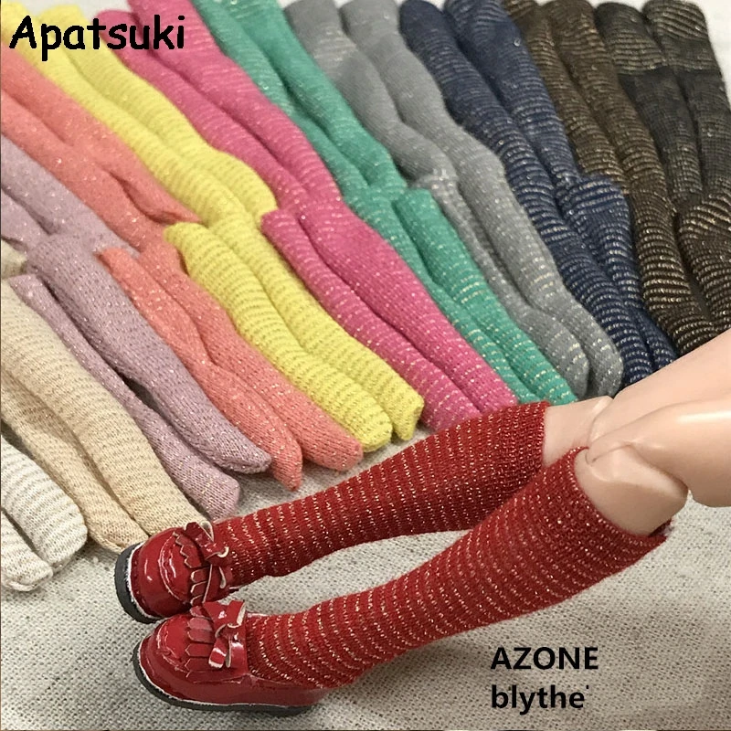 8pairs/lot Doll Accessories Shiny Striped Doll Stockings for Blythe Dolls Bling Bling Middle Tube Sock For Barbie 1:6 Doll
8pairs/lot Doll Accessories Shiny Striped Doll Stockings for Blythe Dolls Bling Bling Middle Tube Sock For Barbie 1:6 Doll