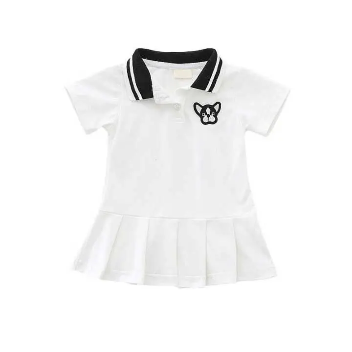 Baby Girls Clothes 2 Color Ruched Dog Print Solid Dresses Bebe Girls Preppy Style Cloth
Baby Girls Clothes 2 Color Ruched Dog Print Solid Dresses Bebe Girls Preppy Style Cloth