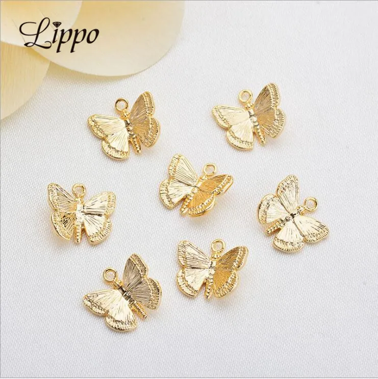 20pcs High Quatily Gold Real Color Plated 3D Butterflies Charms Metal Copper 10mm Small Butterfly Pendants
20pcs High Quatily Gold Real Color Plated 3D Butterflies Charms Metal Copper 10mm Small Butterfly Pendants