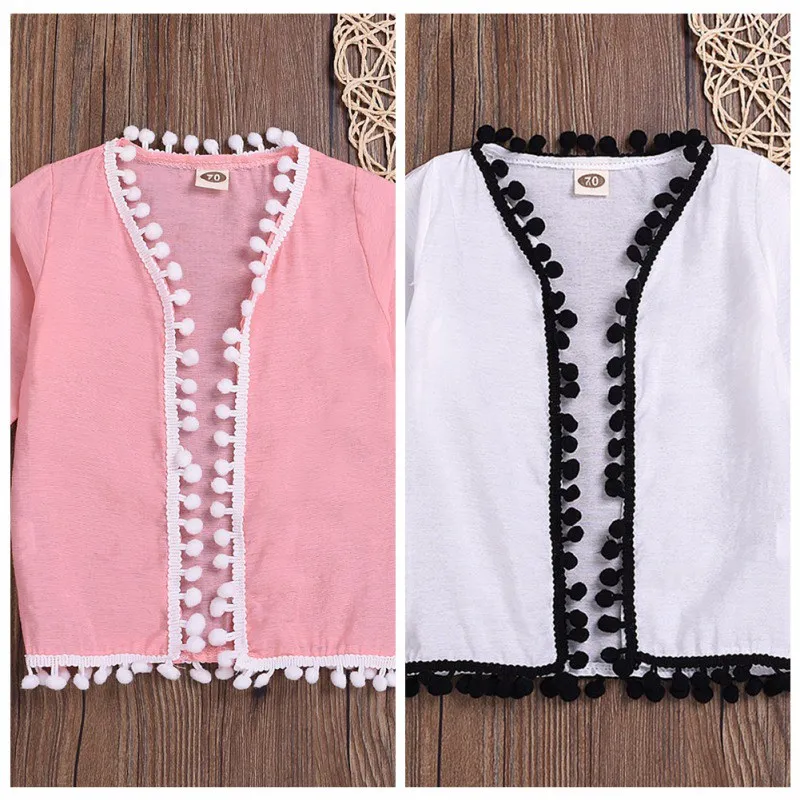 Summer Kids Girl Coat Tops Half Sleeve Tassel Design Blouse Anti UV Toddler Casual Clothes Sun Protection Shirt For Girls
Summer Kids Girl Coat Tops Half Sleeve Tassel Design Blouse Anti UV Toddler Casual Clothes Sun Protection Shirt For Girls