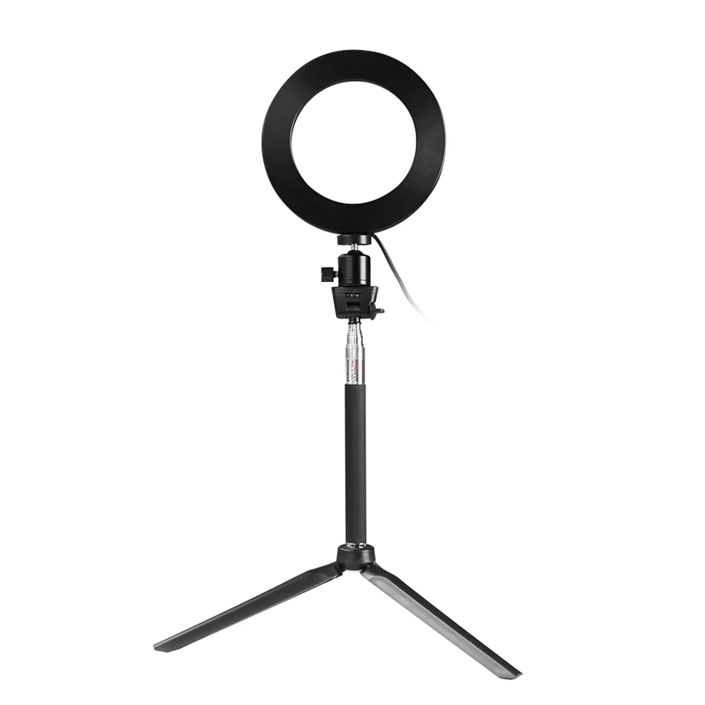 3-in-1 Portable Fill Light Photography LED Ring Light Tripod Selfie Stick Set 10 Gears 3 Color Lamp 14.5cm
3-in-1 Portable Fill Light Photography LED Ring Light Tripod Selfie Stick Set 10 Gears 3 Color Lamp 14.5cm