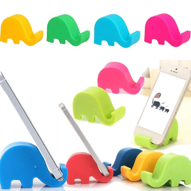 4pcs/1set Phone holder universal plastic mini cute elephant shape multicolor desk holder stand mount dock mobile phone
4pcs/1set Phone holder universal plastic mini cute elephant shape multicolor desk holder stand mount dock mobile phone