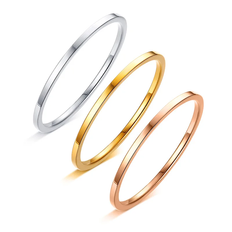 Stylish Simple Women Ring Pink Gold Tone Stainless Steel Finger Jewelry 3Pcs/Set Elegant Rose Gold /Silver /Gold Color Alliance
Stylish Simple Women Ring Pink Gold Tone Stainless Steel Finger Jewelry 3Pcs/Set Elegant Rose Gold /Silver /Gold Color Alliance