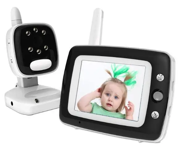 BQ35 3.5-inch color screen digital baby monitor night vision soothing lullaby two-way audio temperature display 2.4GHz wireless
BQ35 3.5-inch color screen digital baby monitor night vision soothing lullaby two-way audio temperature display 2.4GHz wireless