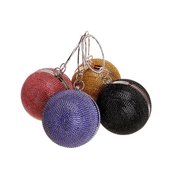 SEKUSA Top Women Evening Clutch Purse Diamonds Colorful Lady Round Shaped Chain Shoulder Wedding Handbags Crystal Purse
SEKUSA Top Women Evening Clutch Purse Diamonds Colorful Lady Round Shaped Chain Shoulder Wedding Handbags Crystal Purse