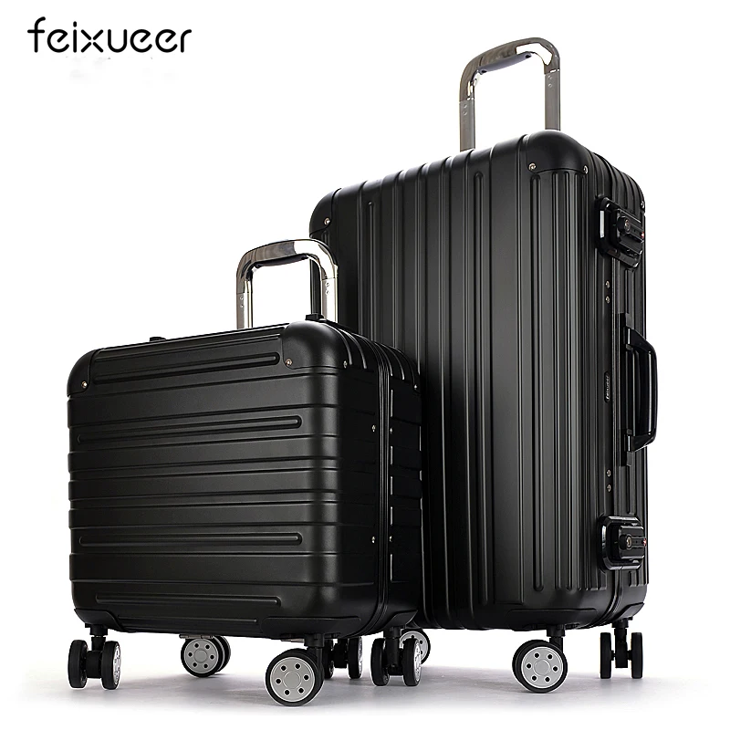 feixueer Luxury Business Full Metal Suitcase Aluminum Magnesium Alloy Trolley Luggage Men 24 inch Women Travel Case Black F10005
feixueer Luxury Business Full Metal Suitcase Aluminum Magnesium Alloy Trolley Luggage Men 24 inch Women Travel Case Black F10005