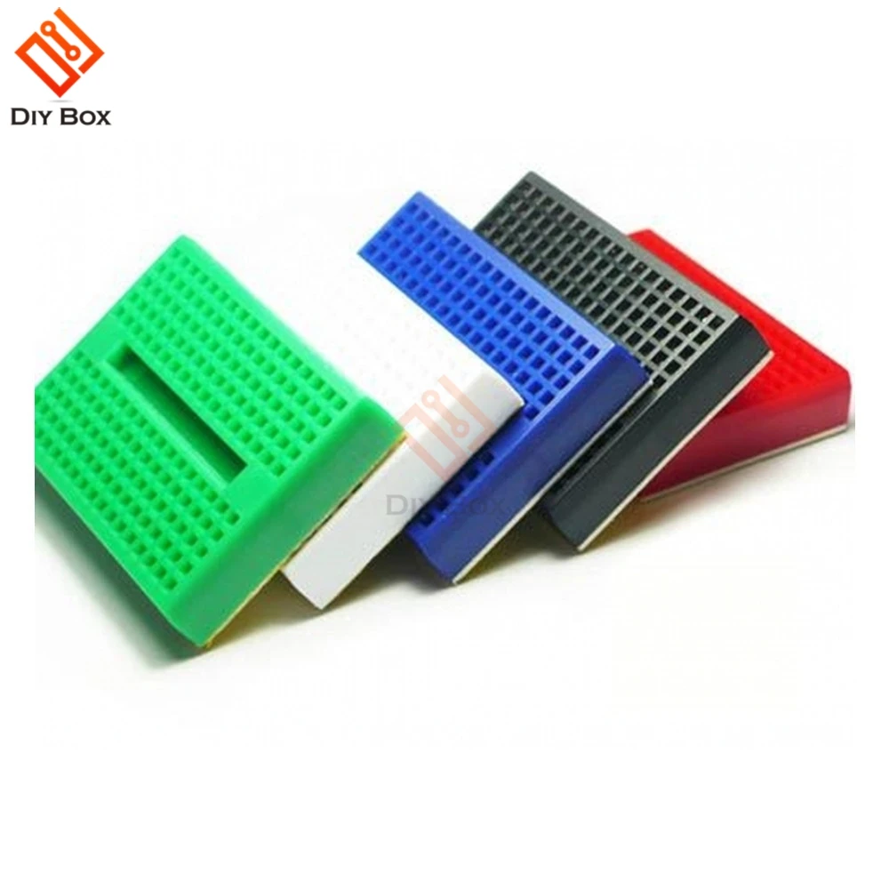 Solderless Prototype Breadboard 170 Tie-points Proto Bread Board for Arduino Shield White Black Red Green Blue
Solderless Prototype Breadboard 170 Tie-points Proto Bread Board for Arduino Shield White Black Red Green Blue