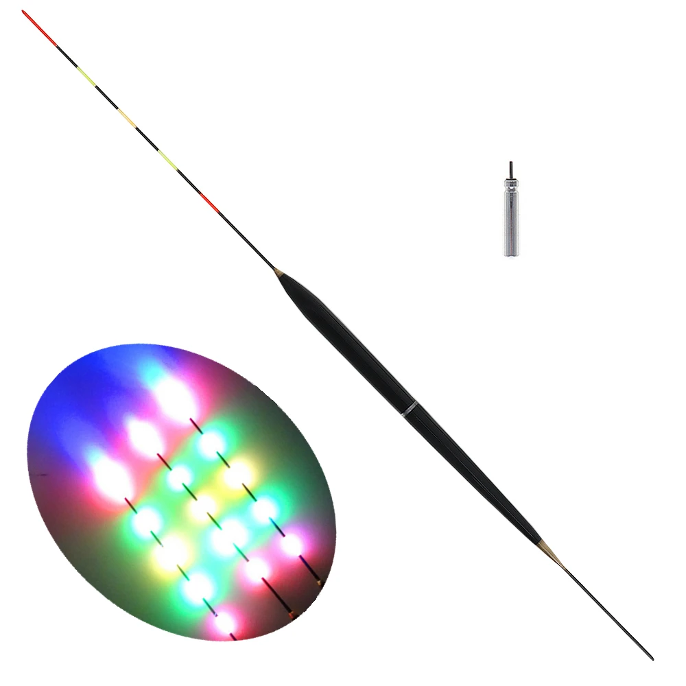30cm Electronic Fishing Float Colorfu 5 Section l Light Luminous Float with Battery
30cm Electronic Fishing Float Colorfu 5 Section l Light Luminous Float with Battery
