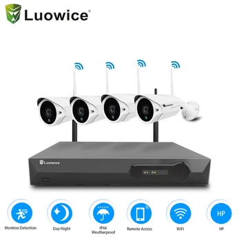 4CH 1080P HDMI WiFi NVR 4PCS 2MP IR Outdoor Weatherproof CCTV Wireless IP Camera Security Video Surveillance System Kit
4CH 1080P HDMI WiFi NVR 4PCS 2MP IR Outdoor Weatherproof CCTV Wireless IP Camera Security Video Surveillance System Kit