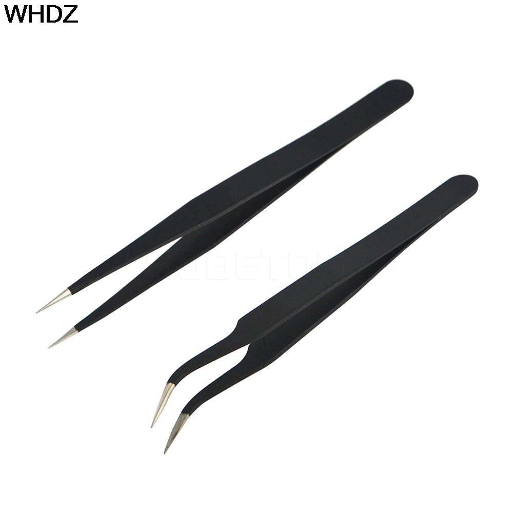 Eyelash Tweezers Nail Art Acrylic Gel Picking Tool 2pcs/set Stainless Steel anti-static scrub False Extension Eye Lashes Styling
Eyelash Tweezers Nail Art Acrylic Gel Picking Tool 2pcs/set Stainless Steel anti-static scrub False Extension Eye Lashes Styling