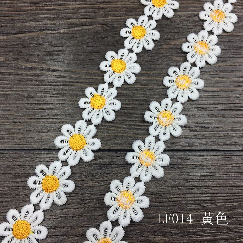 Lace Ribbon Flowers Decoration Applique Embroidery Small Patches for Clothes Sewing accessories Embroidered Lace trim LF014 1M
Lace Ribbon Flowers Decoration Applique Embroidery Small Patches for Clothes Sewing accessories Embroidered Lace trim LF014 1M