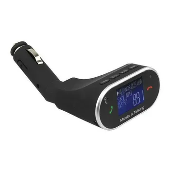 630C Handsfree Car Kit Wireless Bluetooth FM Transmitter Modulator Car Charger AUX MP3 Player Support SD/TF Card With LCD
630C Handsfree Car Kit Wireless Bluetooth FM Transmitter Modulator Car Charger AUX MP3 Player Support SD/TF Card With LCD