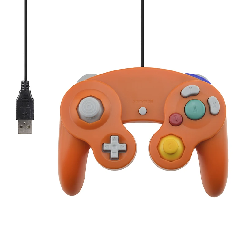 USB Wired Controller Vibration Shock Controller Joystick For Nintend Gamecube For NGC For GC For PC Computer Accessories