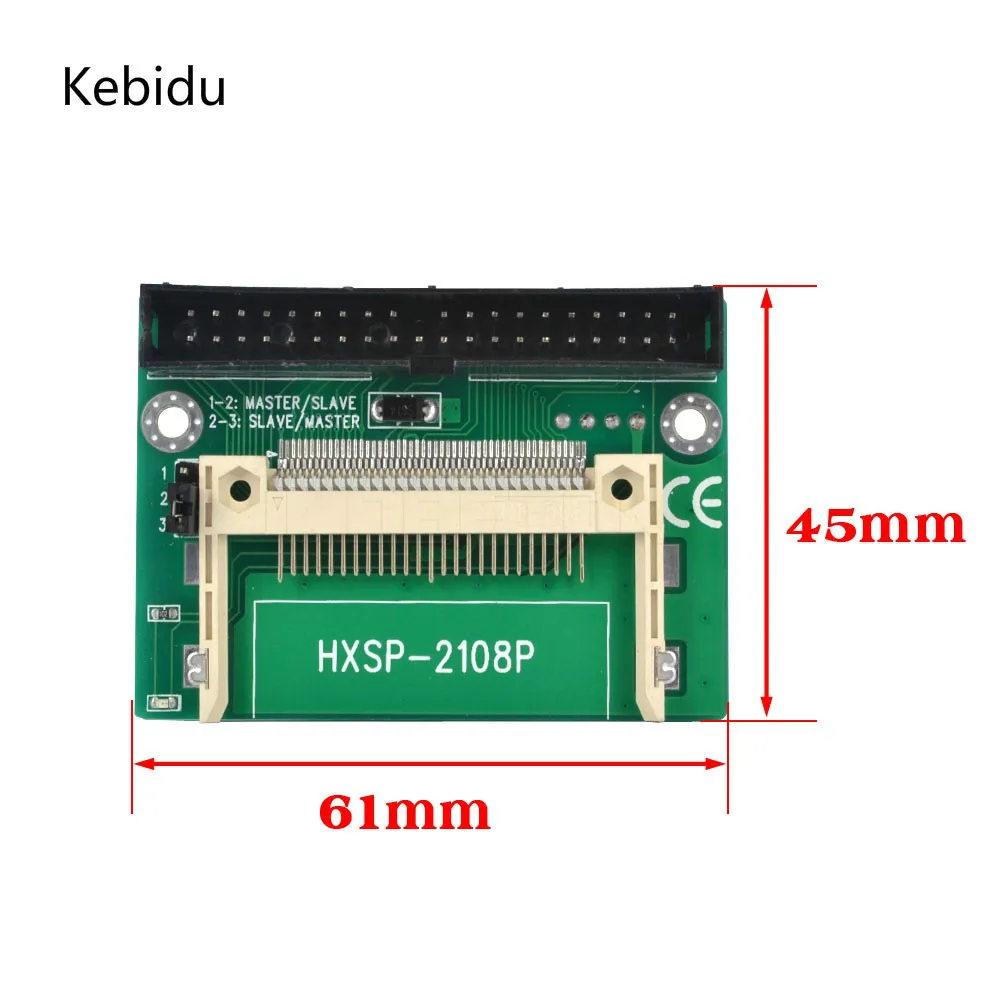 kebidu CF to IDE Compact Flash Card Adapter Bootable 40pin CF to IDE 3.5" HDD Hard Drive Converter Adaptor 3.5 inch Connector
kebidu CF to IDE Compact Flash Card Adapter Bootable 40pin CF to IDE 3.5" HDD Hard Drive Converter Adaptor 3.5 inch Connector