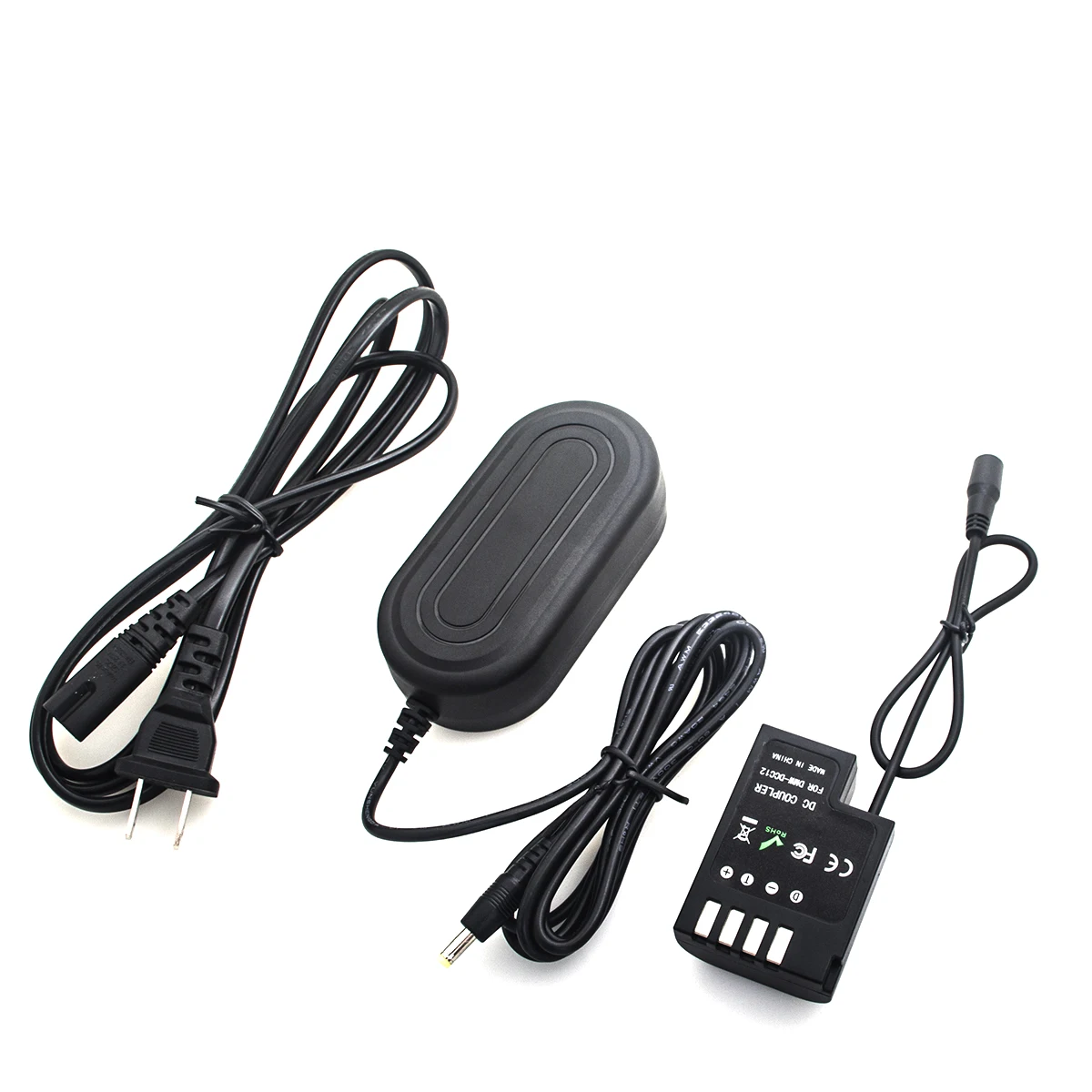 AC Power Adapter + DCC12 Dummy Battery Coupler + US/UK/AU/EU Plug for Panasonic DMC GH3 GH4 GH5 DMW-DCC12 Charger Adaptor
AC Power Adapter + DCC12 Dummy Battery Coupler + US/UK/AU/EU Plug for Panasonic DMC GH3 GH4 GH5 DMW-DCC12 Charger Adaptor