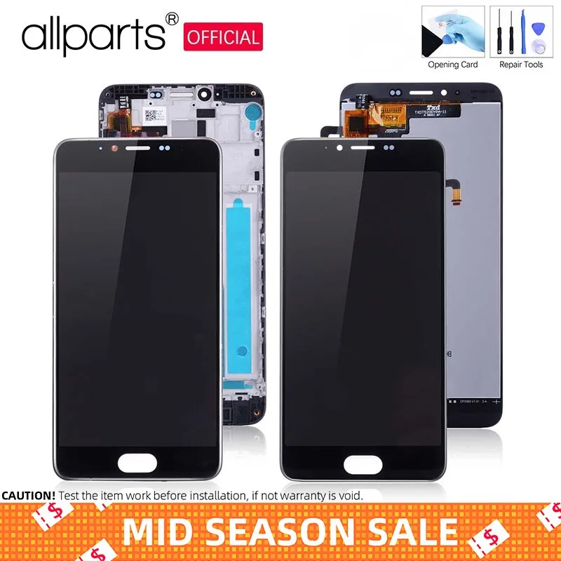 5.2 Original LCD For MEIZU M5 LCD Touch Screen Digitizer with Frame M611H Display Module For MEIZU M5 Display Replacement
5.2 Original LCD For MEIZU M5 LCD Touch Screen Digitizer with Frame M611H Display Module For MEIZU M5 Display Replacement