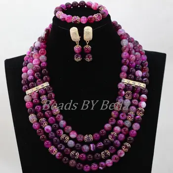 Latest Stone Beads Fuchsia Purple African Wedding Party Beads Jewelry Set Necklace Women Lace Jewelry Set Free Shipping ABL107
Latest Stone Beads Fuchsia Purple African Wedding Party Beads Jewelry Set Necklace Women Lace Jewelry Set Free Shipping ABL107