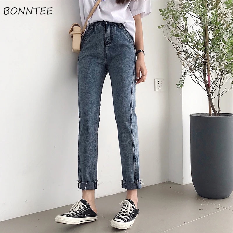 Jeans Women Spring Summer Trendy Elegant Korean Style Simple All-match Streetwear Ankle-Length High Waist Womens Trousers Chic
Jeans Women Spring Summer Trendy Elegant Korean Style Simple All-match Streetwear Ankle-Length High Waist Womens Trousers Chic
