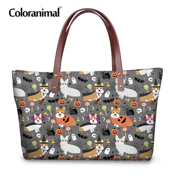 Coloranimal Women High Quality Handbags 3D Puppy Dog Welsh Corgi Print Woman's Casual Sac A mian Femme Luxury Large Tote Shopper
Coloranimal Women High Quality Handbags 3D Puppy Dog Welsh Corgi Print Woman's Casual Sac A mian Femme Luxury Large Tote Shopper