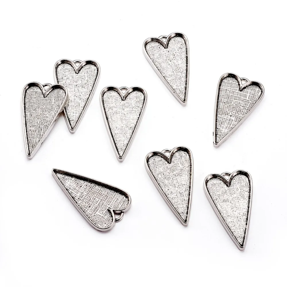 Pandahall 50pcs Tibetan Style Alloy Heart Large Pendant Cabochon Bezel Settings Heart Shape Pendant Charms 53.5x30x4mm
Pandahall 50pcs Tibetan Style Alloy Heart Large Pendant Cabochon Bezel Settings Heart Shape Pendant Charms 53.5x30x4mm