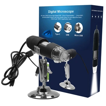 Mega Pixels 1000X LED Digital Microscope USB Endoscope Camera Microscopio Magnifier Electronic Stereo Tweezers Magnification
Mega Pixels 1000X LED Digital Microscope USB Endoscope Camera Microscopio Magnifier Electronic Stereo Tweezers Magnification