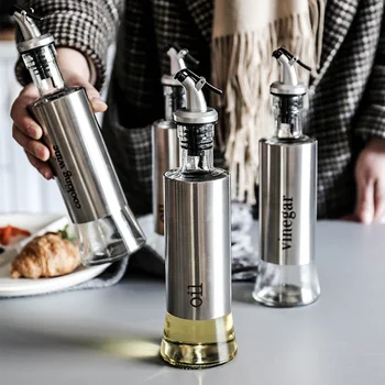 Glass Sealed Olive Oil Dispenser Oil Bottle Seasoning Pots Soy Sauce Cruet Vinegar Storage Bottles Kitchen Restaurant Supplier
Glass Sealed Olive Oil Dispenser Oil Bottle Seasoning Pots Soy Sauce Cruet Vinegar Storage Bottles Kitchen Restaurant Supplier